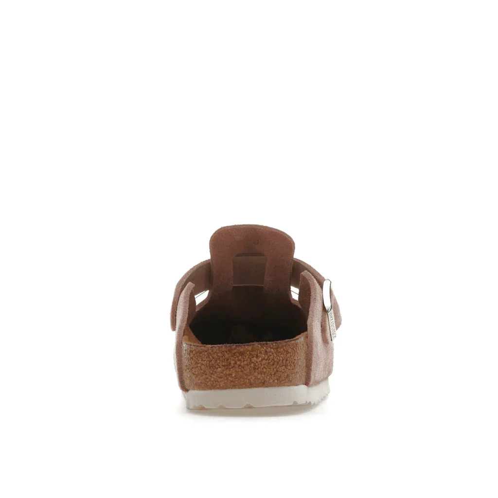 Birkenstock Boston Soft Footbed Wildleder Rosa Ton