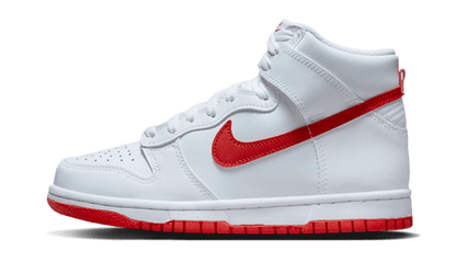 Nike Dunk High Weiß Picante Rot