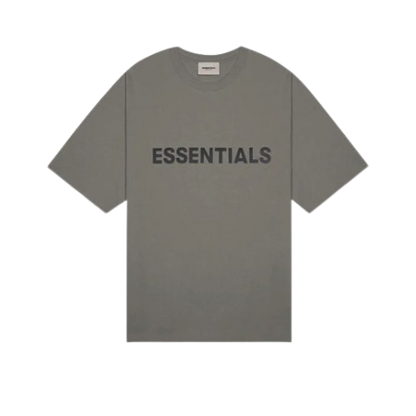 Fear of God Essentials FW20 T-Shirt Applique Cement
