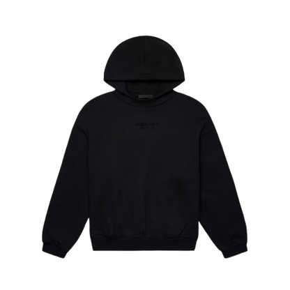 Fear of God Essentials FW23 Jet Black Hoodie