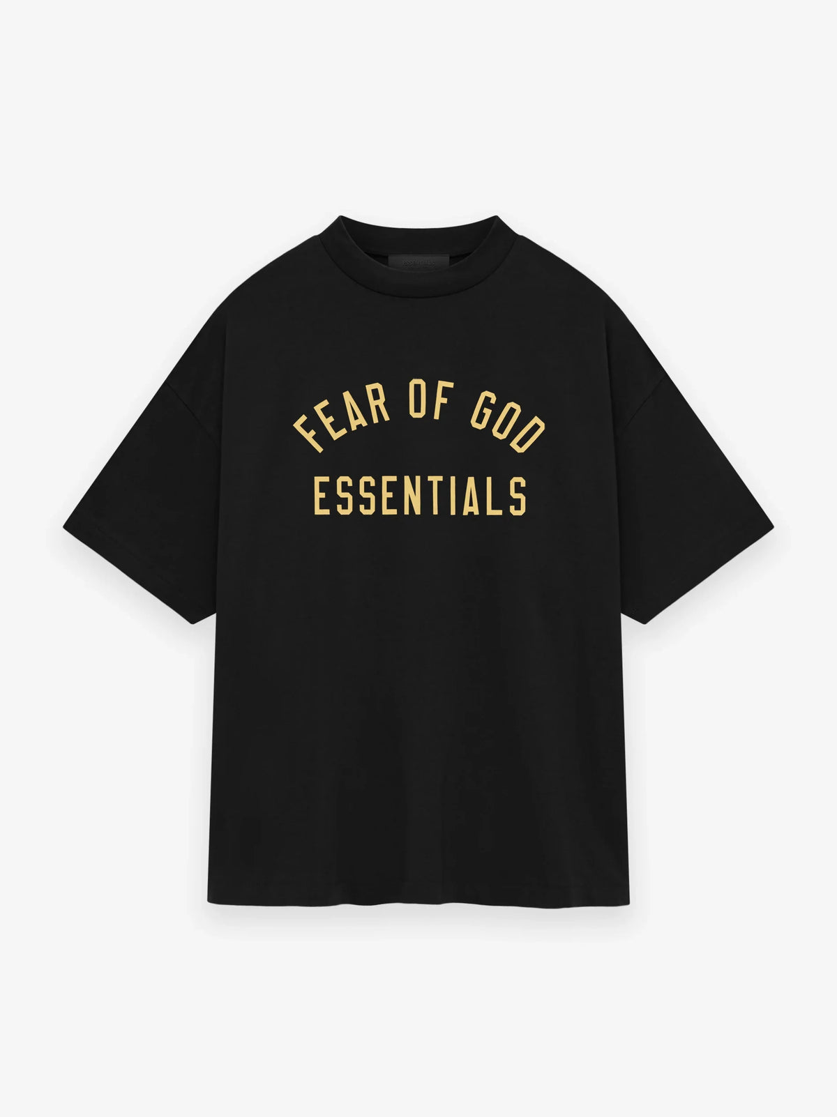 Fear of God Essentials FW24 Schwarz-Gelbes Sommer-Set
