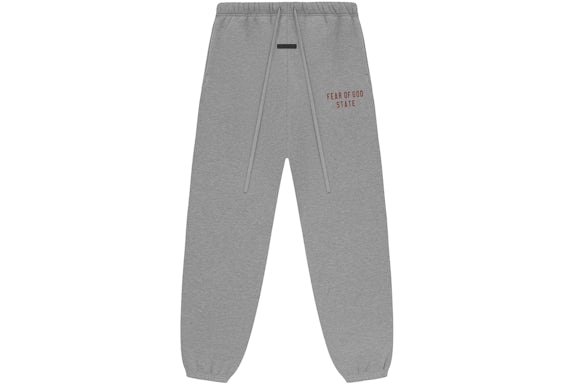 Fear of God Essentials FW24 Dunkelgrau meliert Komplettset