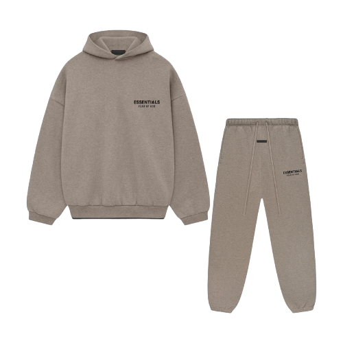 Fear of God Essentials FW24 Heather Gray Komplettset