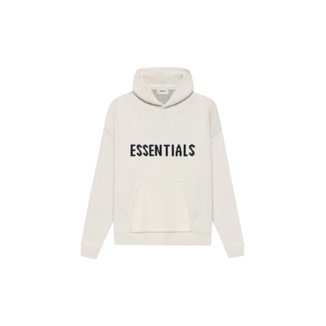 Fear of God Essentials Knit Pullover Hoodie (SS21) Buttercream