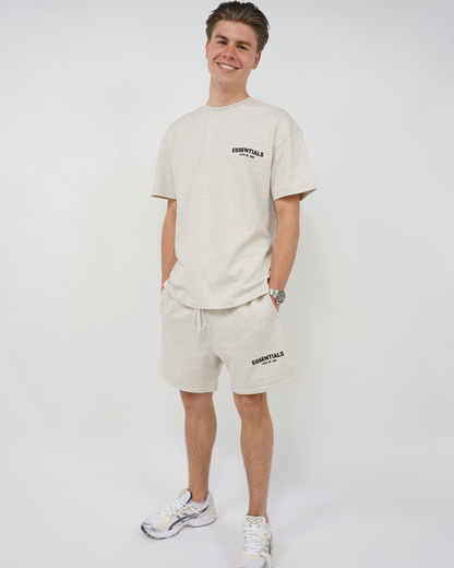 Fear of God Essentials Light Oatmeal Summer set