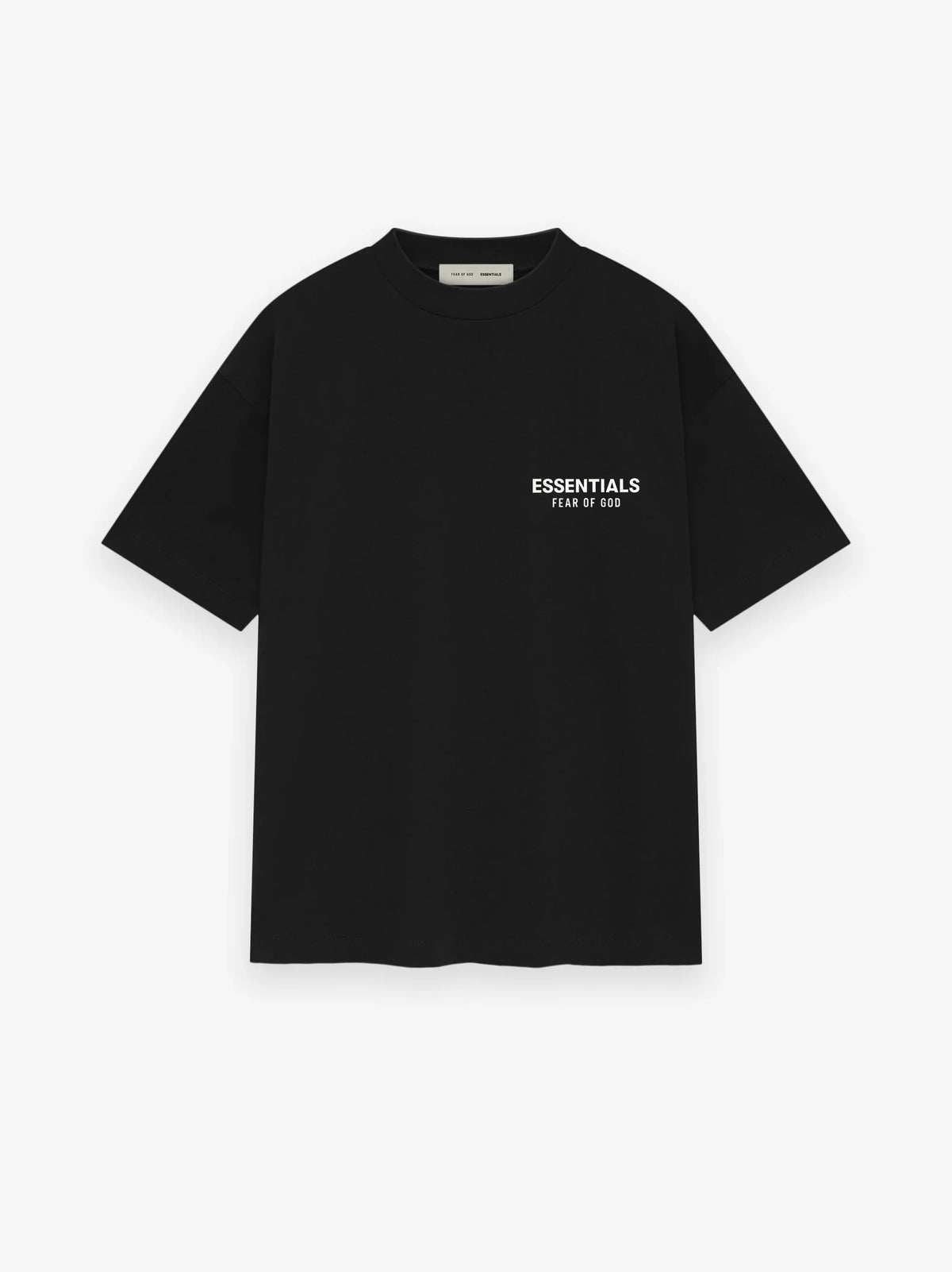 Fear of God Essentials SS25 Jet Black T-Shirt