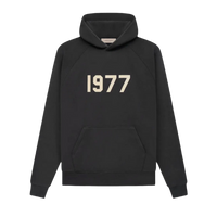 Fear of God Essentials 1977 Iron Black Hoodie