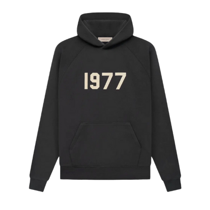 Fear of God Essentials 1977 Iron Black Hoodie