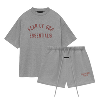 Fear of God Essentials FW24 Dark Heather Summer Set