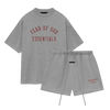 Fear of God Essentials FW24 Dark Heather Summer Set