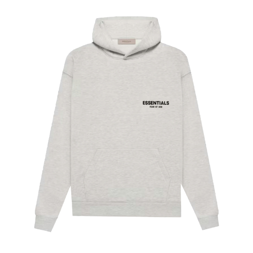 Fear of God Essentials Hoodie in hellem Haferflockenweiß