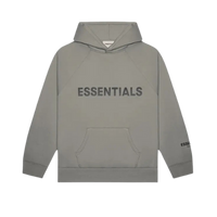 Fear of God Essentials FW20 Hoodie Applique Cement