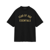 Fear of God Essentials FW24 Black Yellow T-shirt