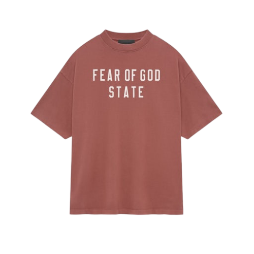 Fear of God Essentials FW24 Crimson T-shirt