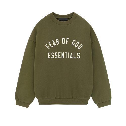 Fear of God Essentials FW24 Militärpullover