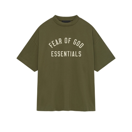 Fear of God Essentials FW24 Militär-T-Shirt