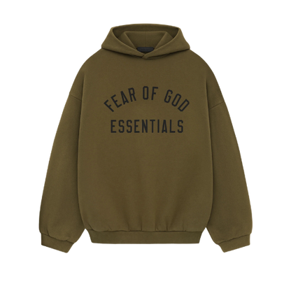 Fear of God Essentials FW24 Olive Hoodie