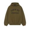 Fear of God Essentials FW24 Olive Hoodie