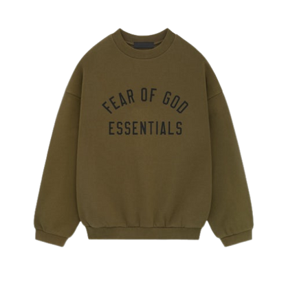 Fear of God Essentials FW24 Olive Sweater