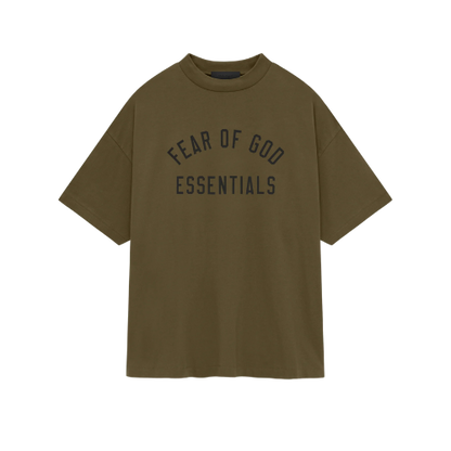 Fear of God Essentials FW24 Olive T-shirt