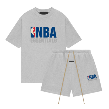 Fear of God Essentials NBA Light Heather Summer Set
