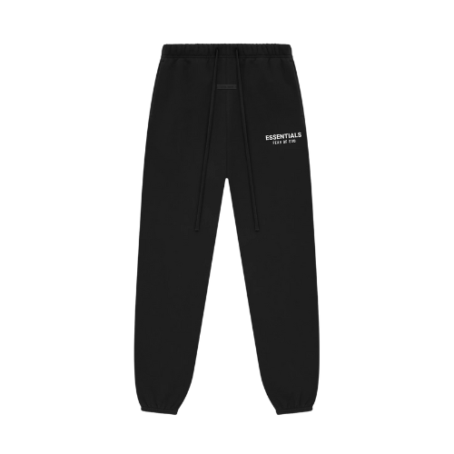 Fear of God Essentials SS25 Jet Black Long Pants