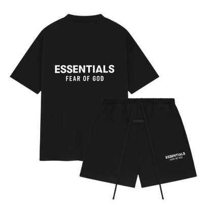 Fear of God Essentials SS25 Jet Black Summer Set