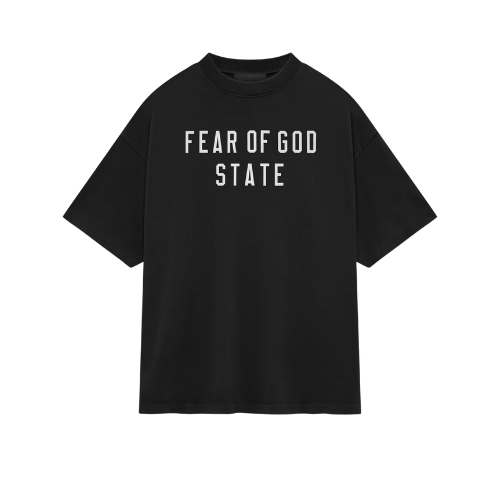 Fear of God Essentials State Schwarzes T-Shirt