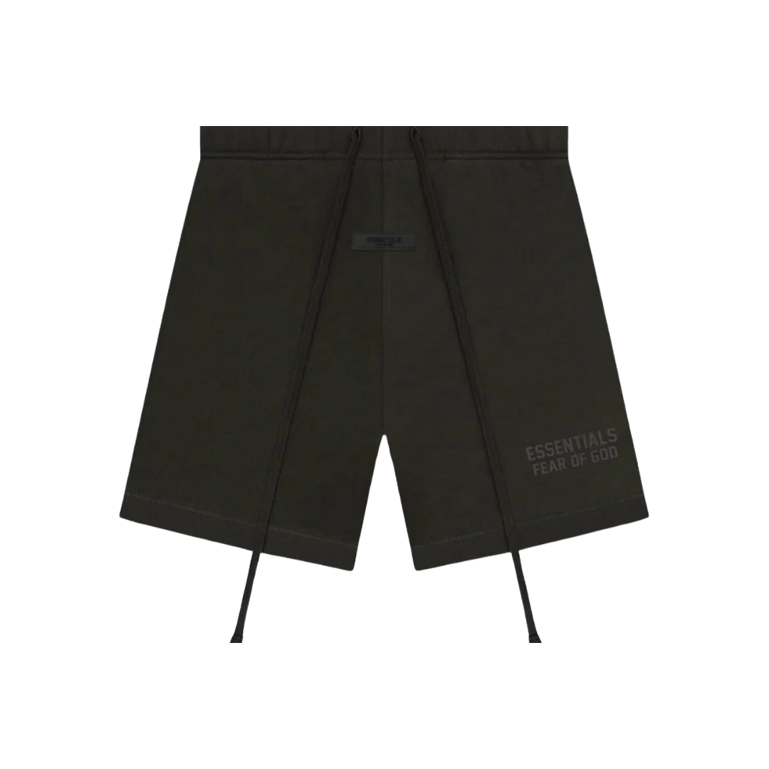 Fear of God Essentials Off Black Shorts