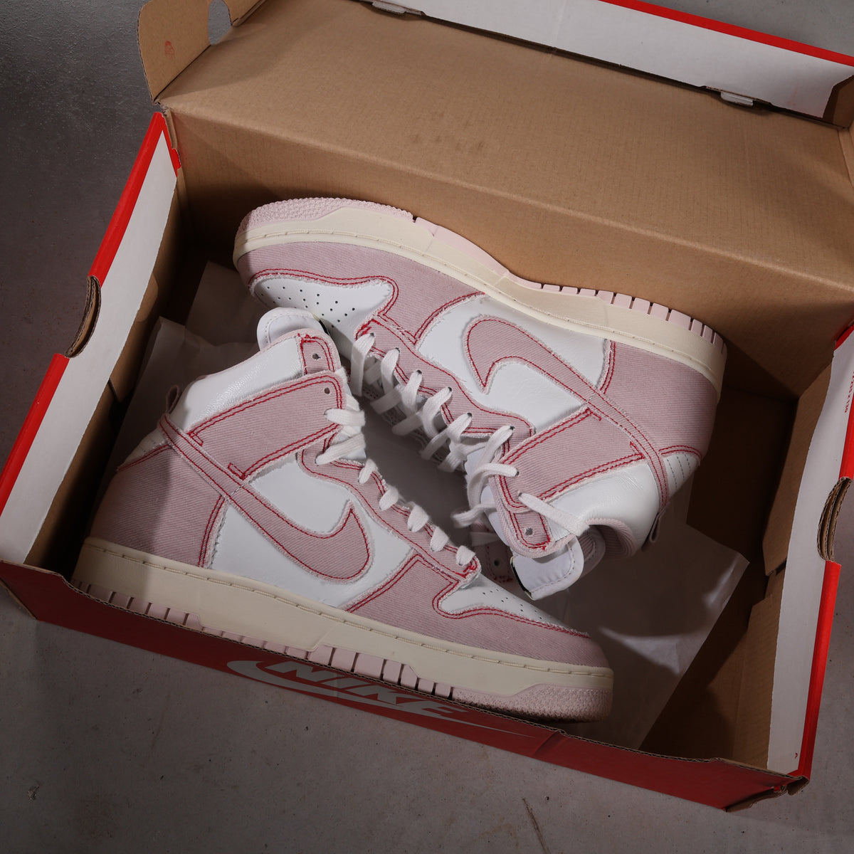 Nike Dunk High 1985 Barely Rose Denim (SALE)