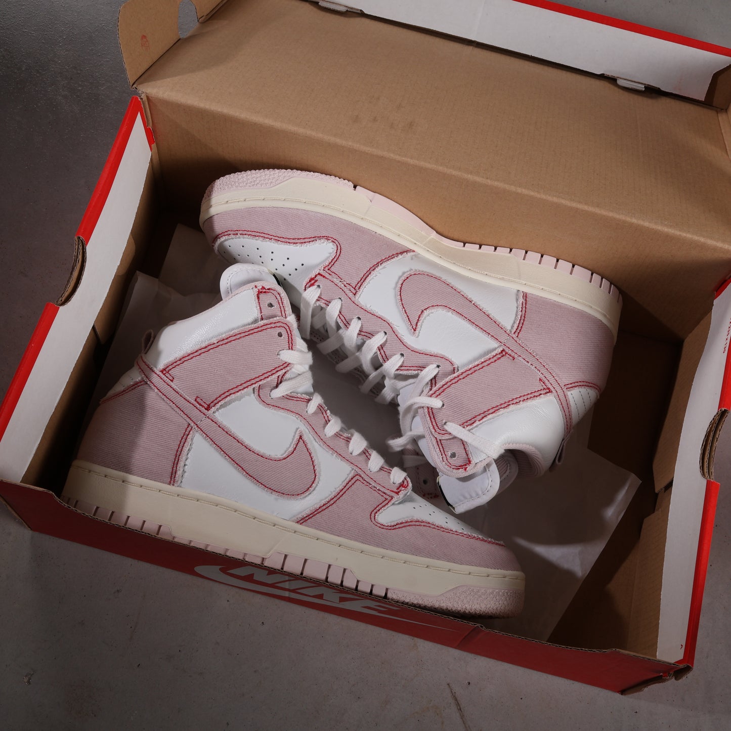 Nike Dunk High 1985 Barely Rose Denim (SALE)