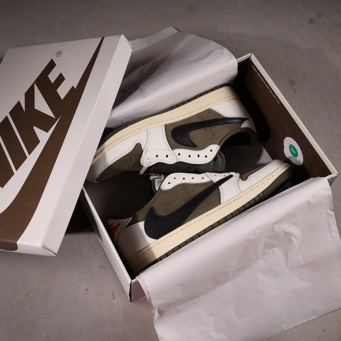 Nike Air Jordan 1 Low Travis Scott Medium Olive (SALE)