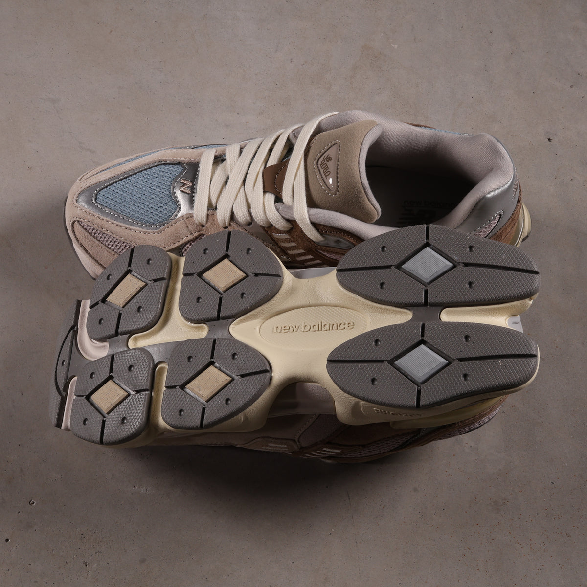 New Balance 9060 Sea Salt Blue Mushroom