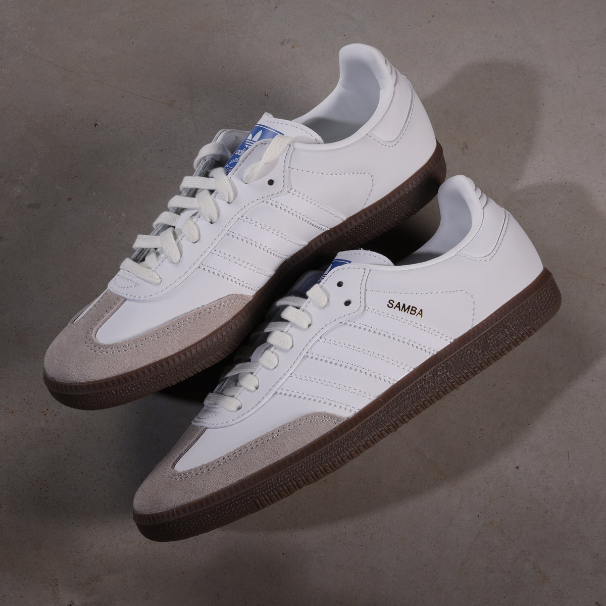 Adidas Samba Cloud White Blue Gum