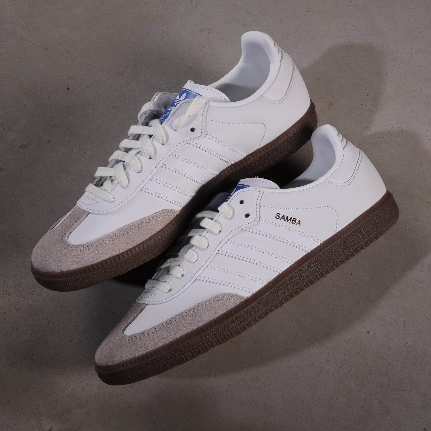 Adidas Samba Cloud White Blue Gum