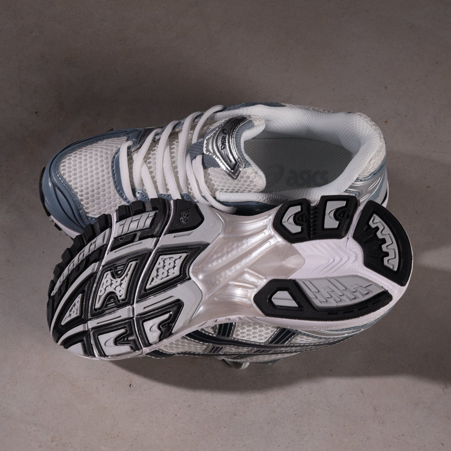 ASICS Gel-Kayano 14 Weiß Fjordgrau