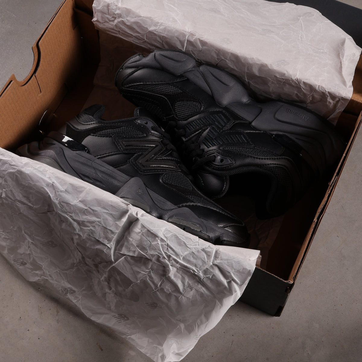 New Balance 9060 Black Leather