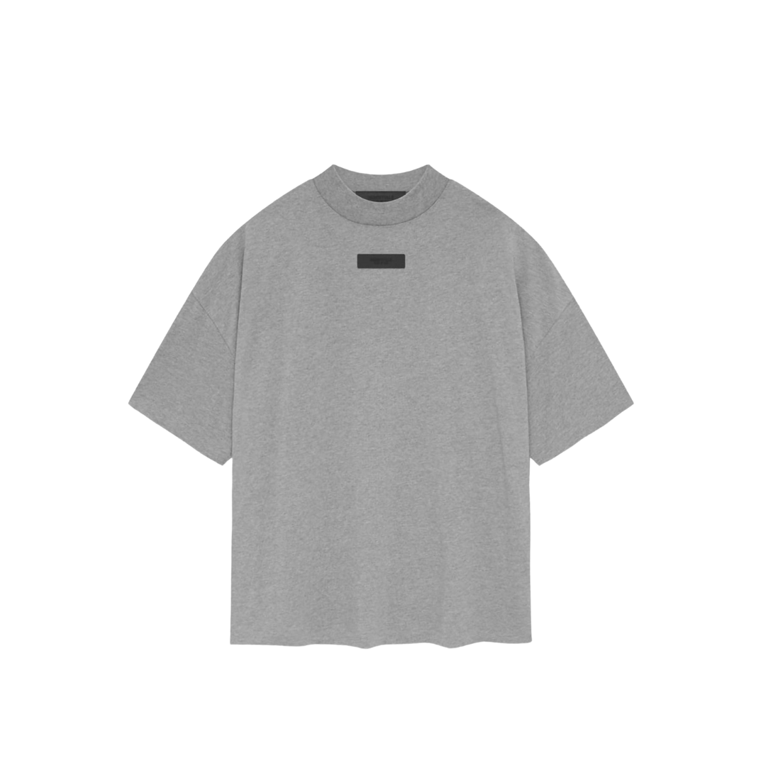 Fear of God Essentials Dunkelmeliertes Haferflocken-T-Shirt