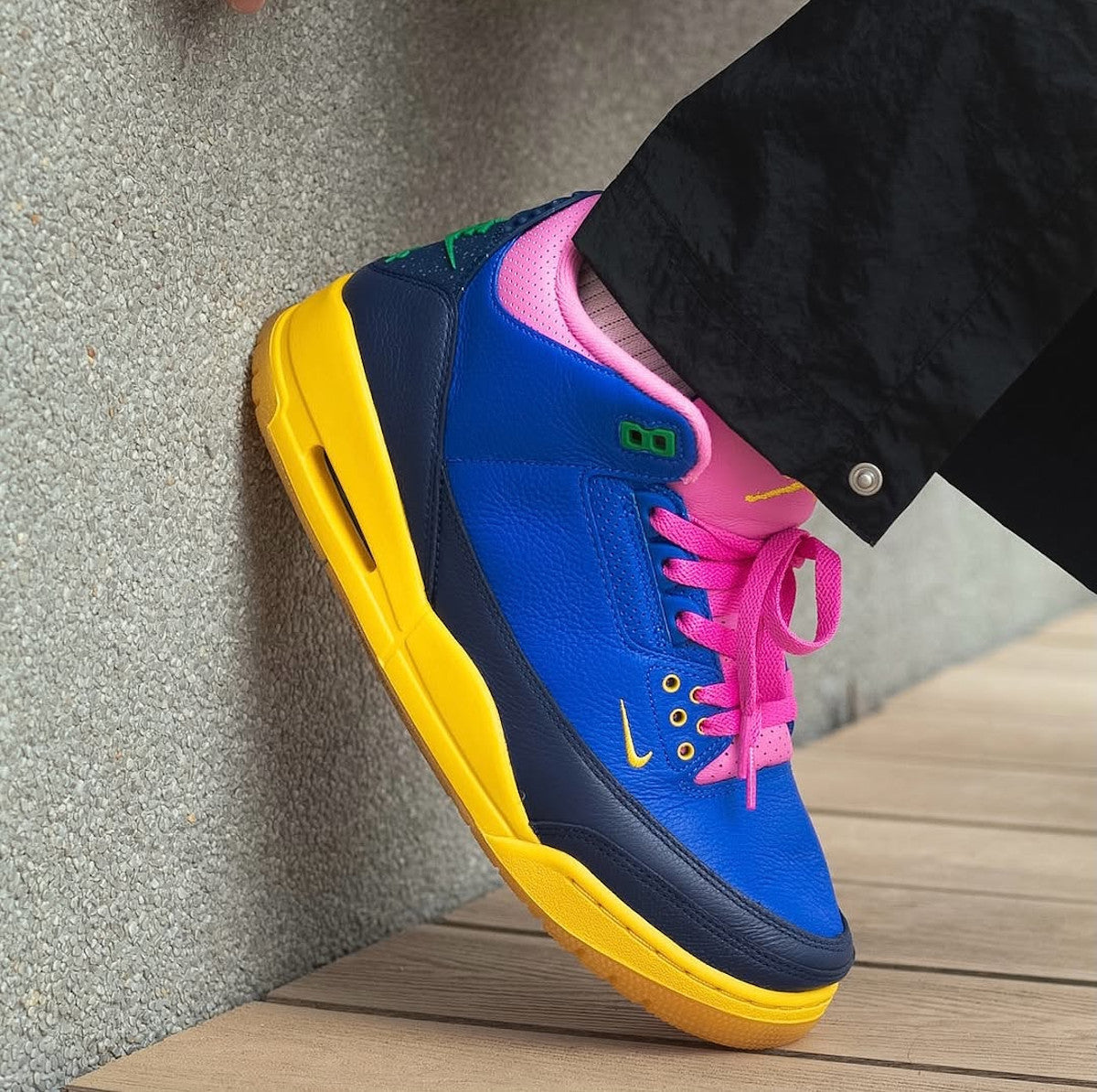 Jordan 3 Retro Brazil detail 2