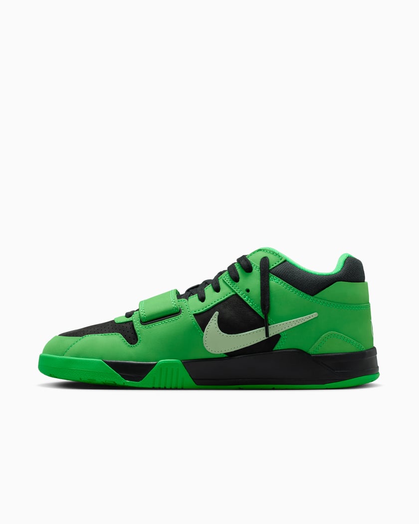 Jordan CJ1 T-Rexx Travis Scott Green Spark detail 4