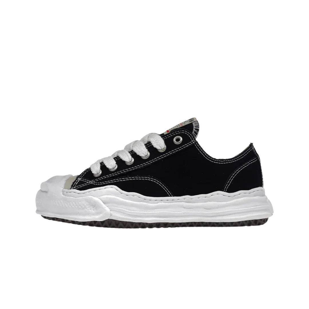 Maison Mihara Yasuhiro Hank OG Sole Canvas Low Schwarz