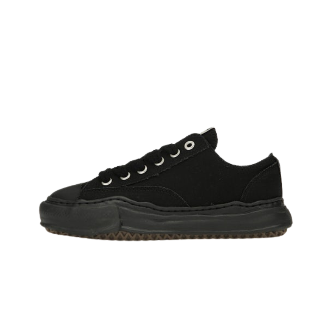 Maison Mihara Yasuhiro Peterson OG Sole Canvas Low Schwarz Schwarz