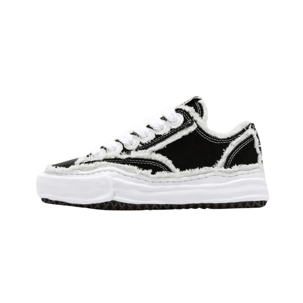 Maison Mihara Yasuhiro Peterson OG Sole Canvas Low Frayed Black