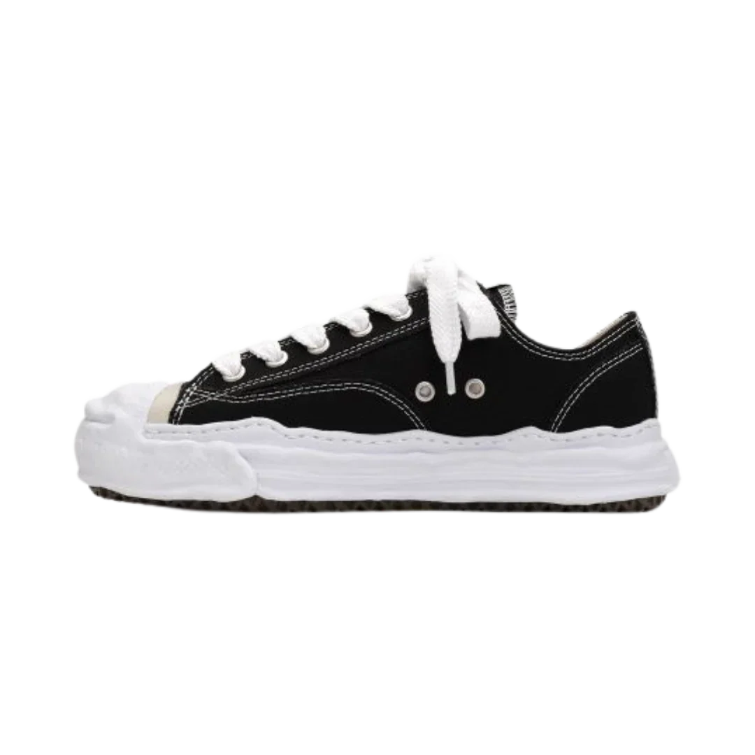 Maison Mihara Yasuhiro Hank OG Sole Canvas Low Schwarz