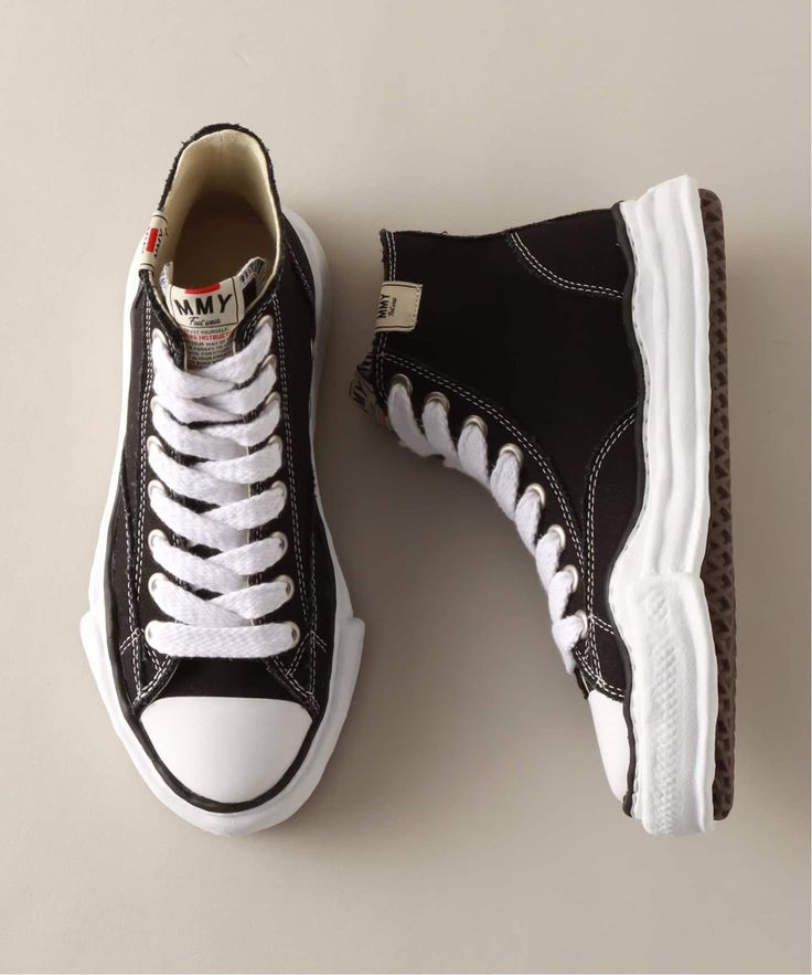 Maison Mihara Yasuhiro Peterson OG Sole Canvas High Schwarz