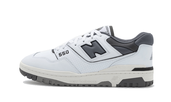 New Balance 550 Weiß Dunkelgrau
