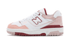 New Balance 550 White Scarlet Pink