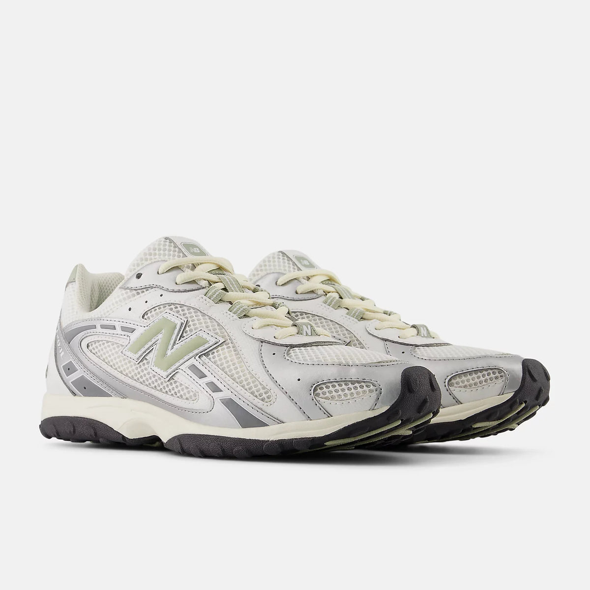 New Balance 204L Silber Metallic Salbeigrün