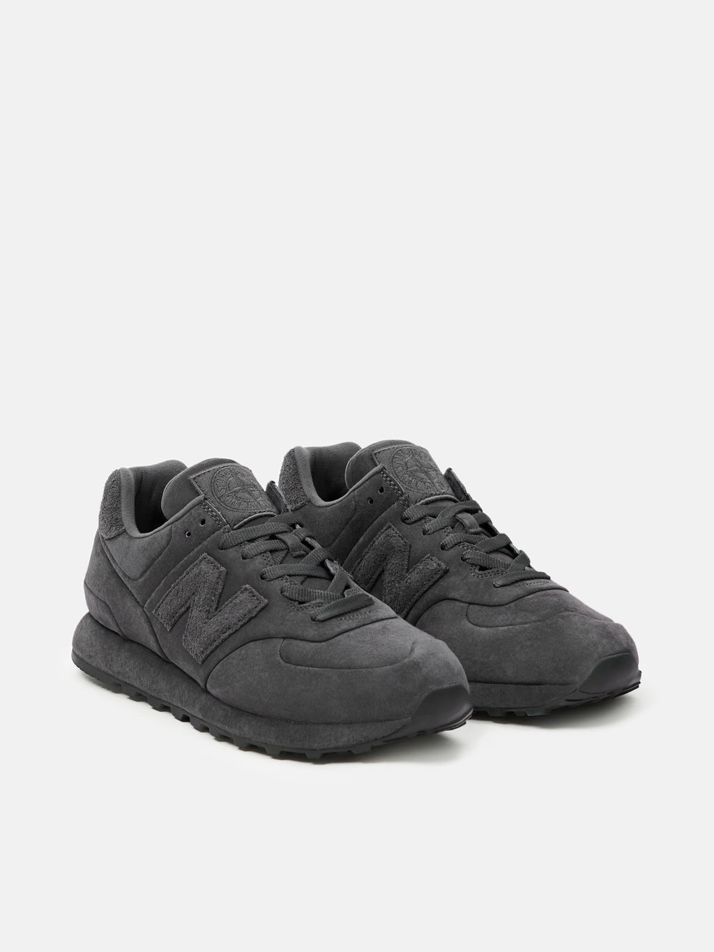 New Balance 574 Legacy Stone Island Ghost Dunkelgrau