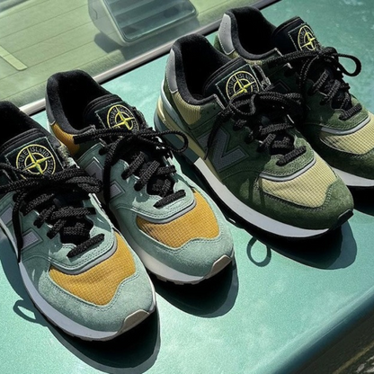 New Balance 574 X Stone Island Legacy Light Green
